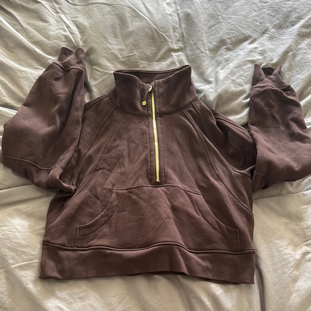 lululemon athletica Espresso Half-Zip Scuba